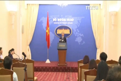 越南外交部举行例行记者会