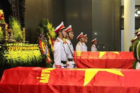 同心乡执行任务时牺牲的三名公安烈士葬礼仪式