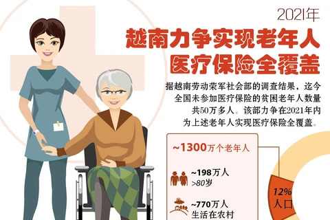 图表新闻：2021年越南力争实现老年人医疗保险全覆盖