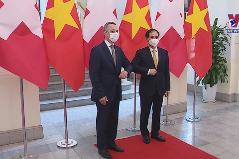瑞士副总统兼外长尼亚齐奥·卡西斯对越南进行正式访问