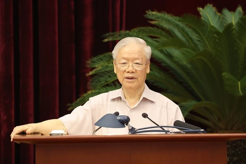 越共中央反腐败反消极指导委员会召开视频会议