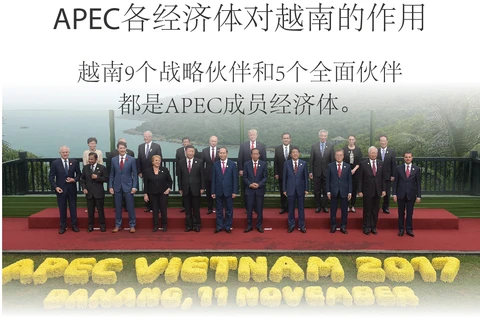 图表新闻：APEC各经济体对越南的作用