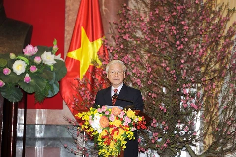 越共中央总书记、国家主席阮富仲发表2019年己亥新春贺词