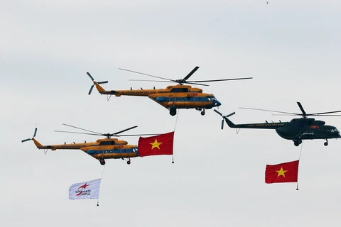 组图：2022年越南国际防务展开幕式总预演在河内举行