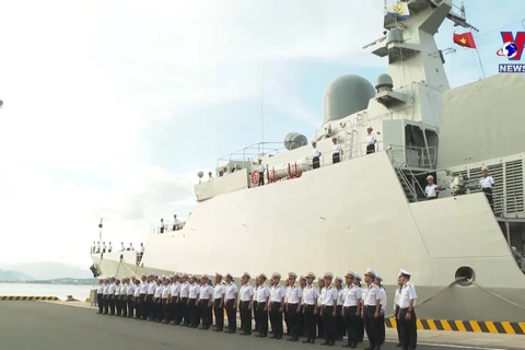 越南海军016光忠号舰启程参加“和平友谊-2023”联演