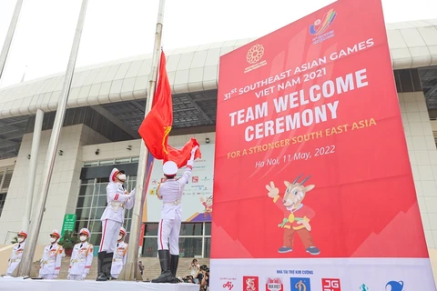 组图：第31届东南亚运动会升旗仪式