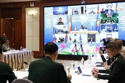 组图：2020年东盟年：东盟国防高级官员视频会议