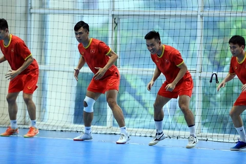 组图：越南室内五人制足球队全力冲击2021年国际足联俱乐部世界杯