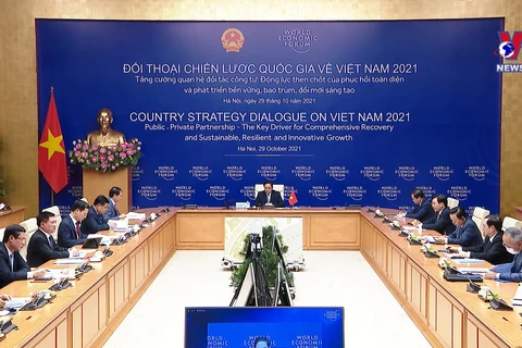 第一次越南与世界经济论坛国家战略对话举行