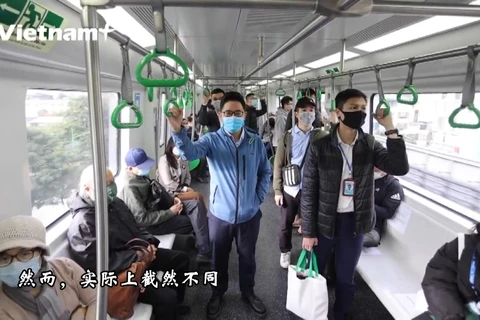 城铁线路吉灵-河东列车成为人民理想的新型交通工具