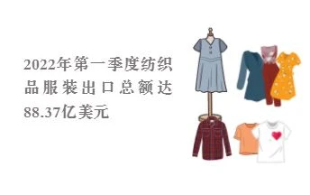 互动图表：2022年第一季度越南纺织品服装出口额增长22.5%