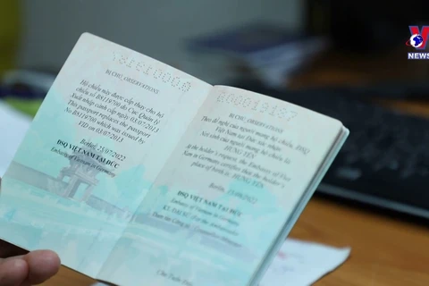 德国恢复向越南新版护照持有者签发签证