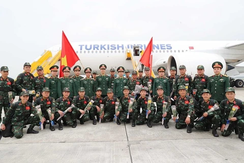 越南人民军支援救灾队圆满完成在土耳其任务