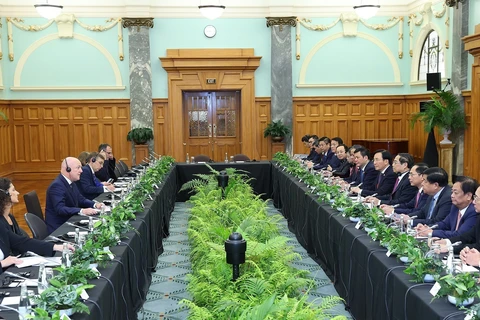越南与新西兰两国总理举行会谈
