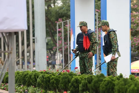 越南军队努力保护美朝领导人第二次会晤的绝对安全（组图）