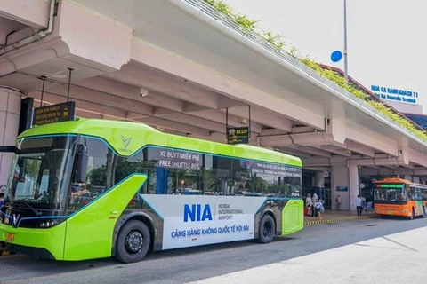 河内市将开通前往内排机场的电动巴士E10线