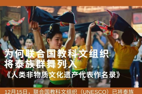 图表新闻：为何UNESCO将泰族群舞列入《人类非物质文化遗产代表作名录》