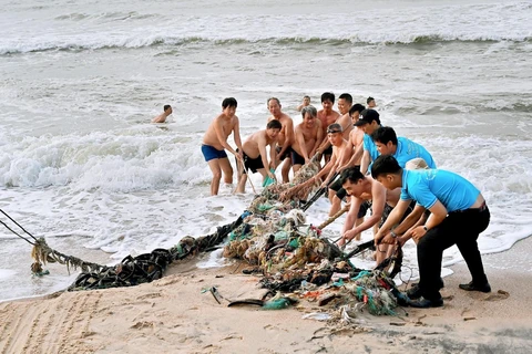 平顺省志愿者积极开展环境清洁日活动（组图）