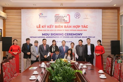 Vietnam Grand Prix与越南旅游总局合作宣传推广越南旅游景区和一级方程式锦标赛 