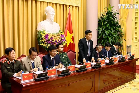 越南国家主席关于颁布九部法律的主席令正式公布