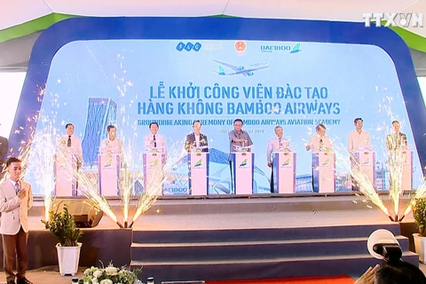 越竹航空学院动工兴建 投资总额7000亿越盾