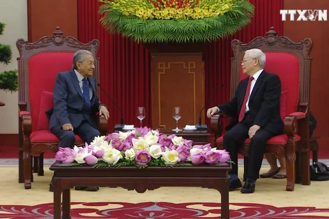 阮富仲高度评价越南与马来西亚两国关系的发展势头