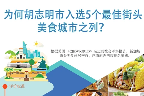 图表新闻：为何胡志明市入选五个最佳街头美食城市之列？