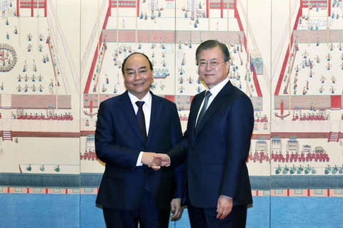 组图：政府总理阮春福对韩国进行正式访问