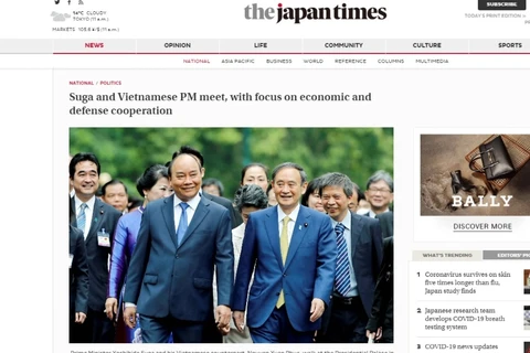 国际媒体高度评价日本首相菅义伟访越之旅