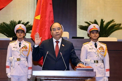 阮春福同志当选越南国家主席