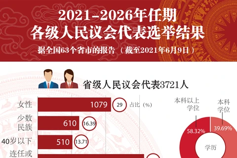 图表新闻：2021-2026年任期各级人民议会代表选举结果