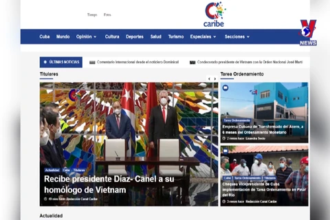 古巴媒体密集报道越南国家主席对古巴的正式访问