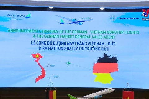 越竹正式开通越南-德国直达航线