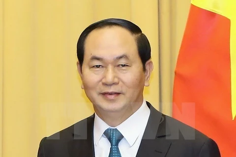 越南国家主席陈大光（图片来源：越通社）