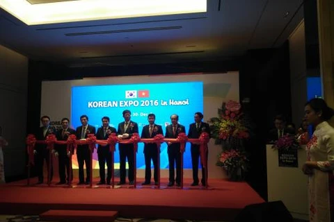 2016年韩国交易会与展览会在河内举行（图片来源：越通社）