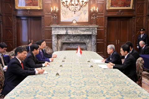日本国会领导会见越共中央组织部部长范明政