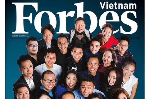 越南《福布斯》“2016年30岁以下30位俊杰”​（图片来源：因特网）