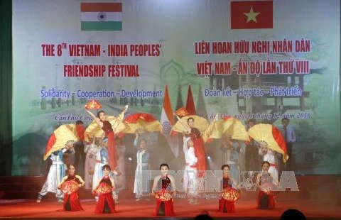 第八届越南—印度民间友好大联欢在芹苴市举行（图片来源：越通社）