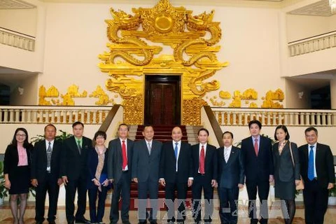 越南政府总理会见老挝巴特寮通讯社社长