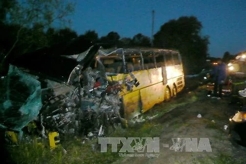 俄罗斯普斯科夫州一场交通事故造成5名越南人死亡（图片来源：越通社）