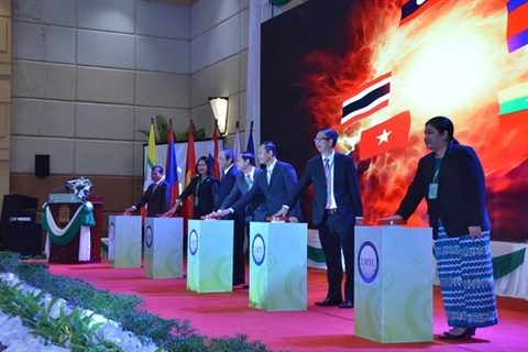 第四届湄公河下游地区旅游城市市长会议开幕式（图片来源：越通社）