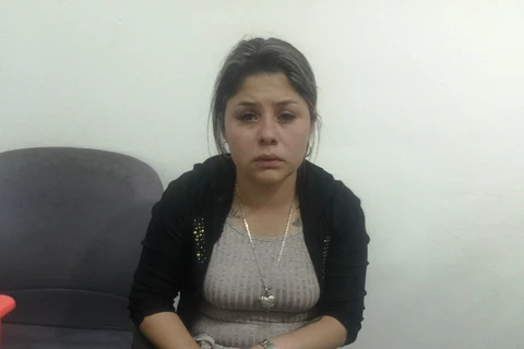涉嫌运输毒品被刑拘的哥伦比亚籍​女游客Soracipa Monroy Claudia Stephanny（图片来源：越通社）