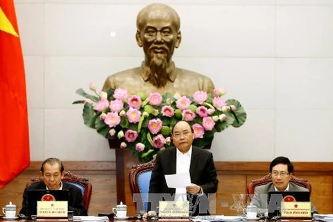 越南政府总理阮春福主持召开政府12月例行会议（图片来源：越通社）