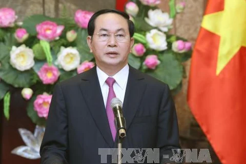 越南国家主席陈大光。