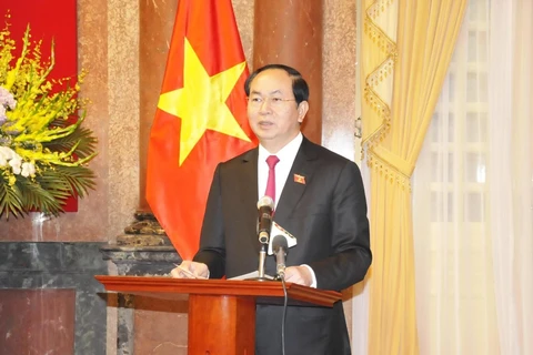越南国家主席陈大光致信祝贺安全调查力量（图片来源：​trandaiquang.org）