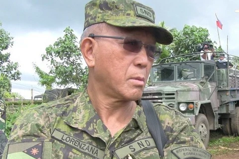 菲律宾国防部长德芬·洛伦扎纳（图片来源：rappler.com）