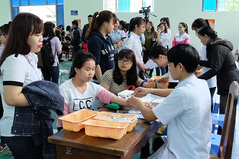 2017年春天献血节活动在广南省举行​