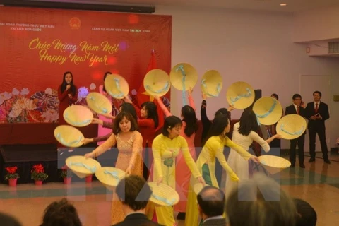 旅外越南人纷纷举行喜迎新春活动