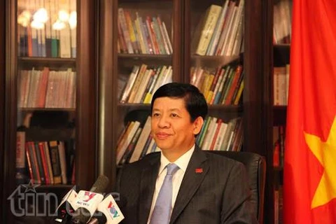 越南驻日本大使阮国强（图片来源：越通社）
