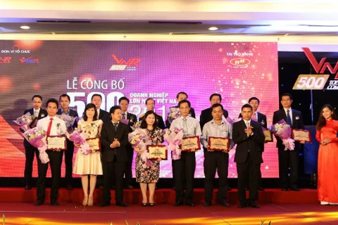 2016年越南企业500强名单排行榜（VNR500）发布仪式